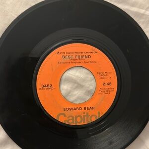 Orange Vinyl Record